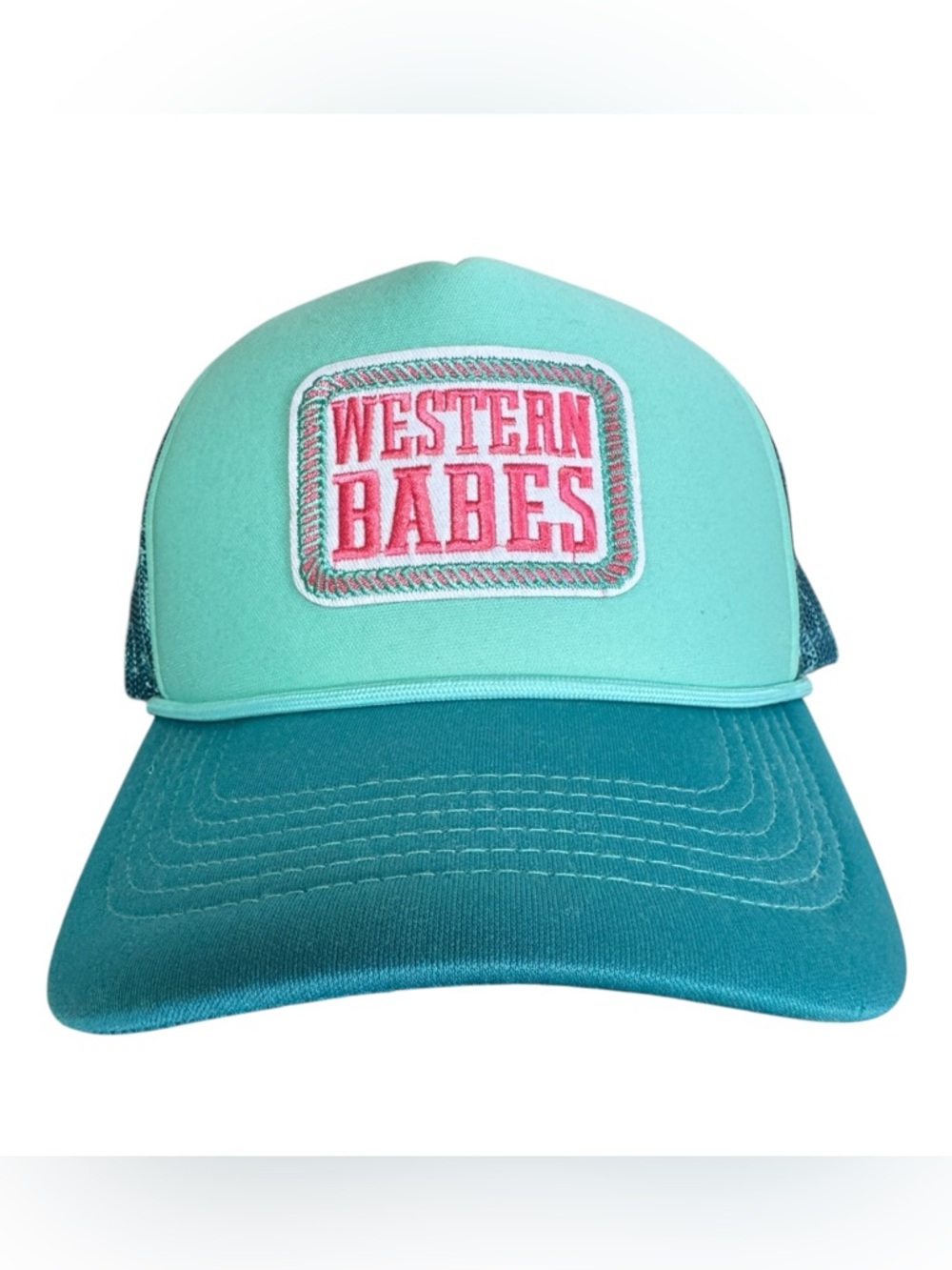Western Babes Mint &‎ Teal Trucker Hat